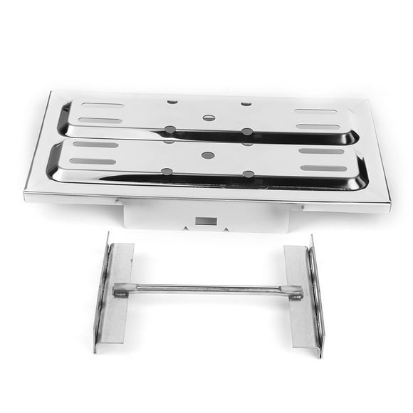 Battery Tray, Polished Stainless Steel Battery Hold Down Kit, 7 1/2x 13 1/4in Battery Tray Rack Kit For Industry Home