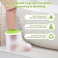 thumbnail image 2 of Waterproof Foot Cast Cover for Shower Adult Shower Boots for Foot After Surgery, 2 of 5