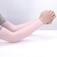 thumbnail image 1 of 2pcs Uv Protection Refroidissement Bras Manches - Bras de Compression pour Hommes / Femmes / Étudiants pour Coude, Baseball, Basket-Ball, Cyclisme Sport-Noir, 1 of 3