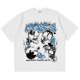 thumbnail image 1 of Camiseta de algodón de gran tamaño para hombre, Tops Y2k, ropa de calle gótica, moda coreana, manga corta, ropa estética gráfica HarajukuBlanco, 1 of 3