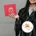 thumbnail image 4 of IFANLANDOR 1Set 3D Hollow Dragon Graduation Card in Square Shape for Family and Colleagues, 4 of 7