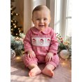 thumbnail image 6 of Cenuakty Baby Boy Christmas Plaid Romper Santa Embroidery Long Sleeve Jumpsuit, 6 of 9