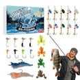 thumbnail image 1 of Calendario De Adviento De Pesca 2025 Calendario De Adviento De Pesca Para Hombres Adultos Y Adolescentes, Para Agua Dulce, Agua Salada Y Plástico Blando, Para Padres, Novios Y Abuelos Ab, 1 of 7
