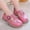 Pink, variant on Dpytoraw Children Shunky Heel Flower Sandals Fashion Princess Shoes Performance Sandals Children Shoes Girls Sandals For Wedding Size 2