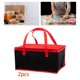 thumbnail image 1 of Bolsa térmica de 2 piezas para picnic, versátil para transportar alimentos, calentar pizzas y refrigerar, ideal para camping, compras y catering. 42 cm x 31 cm x 21 cm, 1 of 10
