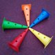 thumbnail image 5 of Obstáculos cortavientos para entrenamiento de fútbol, letrero de vallas, tubo de bloqueo de carretera, cono triangular, letrero de baloncesto de 48 cm con orificio, barril para letrero, 5 of 5