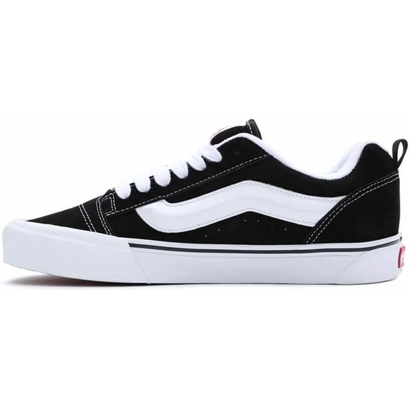 VANS U KNU SKOOL UNISEX SNEAKERS - BLACK - Black / True White / Men 3.5 / Women 5 / Medium