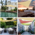 thumbnail image 2 of Yescom 11.5' Triangle Sun Shade Sail Patio Beach Canopy Cover Uv Block, 2 of 8