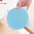 thumbnail image 4 of tredstone Couvercles de Bol en Silicone Réutilisables Extensibles pour Conservation des Aliments Bleu 1Set, 4 of 6