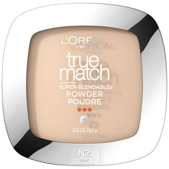 L'Oreal Paris True Match Super Blendable Oil Free Makeup Powder, Classic Ivory, 0.33 oz