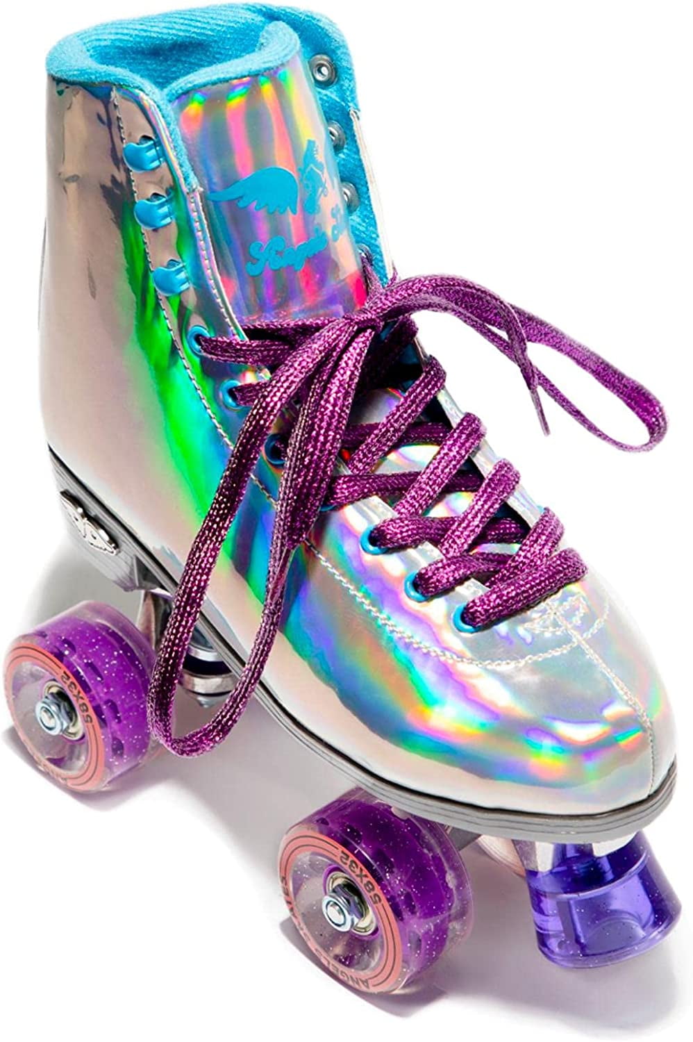 Angels Skates Roller Skates PU Leather Perfect Outdoor Girls Retro