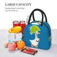 thumbnail image 5 of Fotbe Goose Holding an Umbrella Pattern Lunch Bag, Insulated Lunch Box, Small Leakproof Cooler Food Lunch Containers Reusable High Capacity Lunch Tote Bags for Work, Travel, Outdoor, 5 of 6