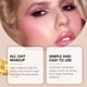 thumbnail image 2 of Colorete líquido de alto brillo en polvo, crema hidratante, fácil de difuminar, no se desvanece, multifuncional, reparador facial, colorete en polvo de alto brillo, 12 ml. Un canmake, 2 of 2