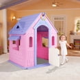 thumbnail image 4 of AKDSteel Kids Outdoor Playhouse With Mailbox, Windows, And Half Door, Charming Playhouse For Backyard Fun And Imaginative Play, 4 of 7