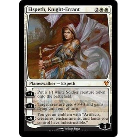 Magic: the Gathering - Elspeth, Knight-Errant - Modern Event Deck Singles, A single individual card from the Magic.., By Magic the Gathering Ship from