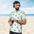 thumbnail image 4 of Wukai Kawaii Frogs Print Men's Short-Sleeved Mesh T-Shirt,Quick-Dry Short Sleeve Workout T-Shirt-5X-Large, 4 of 8