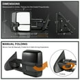 thumbnail image 4 of Spec-D Tuning Power Heat Extend Towing Mirrors W/Smoke Led Signal Compatible with 2014-2018 Chevy Silverado GMC Sierra Left + Right Pair, 4 of 7