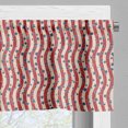 thumbnail image 5 of Ambesonne American Flag Valance & Curtain, Vintage Stars Waves, 55"x24", Beige Pale Maroon, 5 of 7