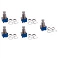 thumbnail image 2 of 5X Guitar Effects 9-Pin Latching Stomp Pedal Footswitch Foot Switch Blue, 2 of 8