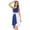 Royal Blue, variant on Alvivi Womens Color Block Lyrical Praise Dance Dress Irregular Hem Liturgical Worship Dancewear Light Blue S