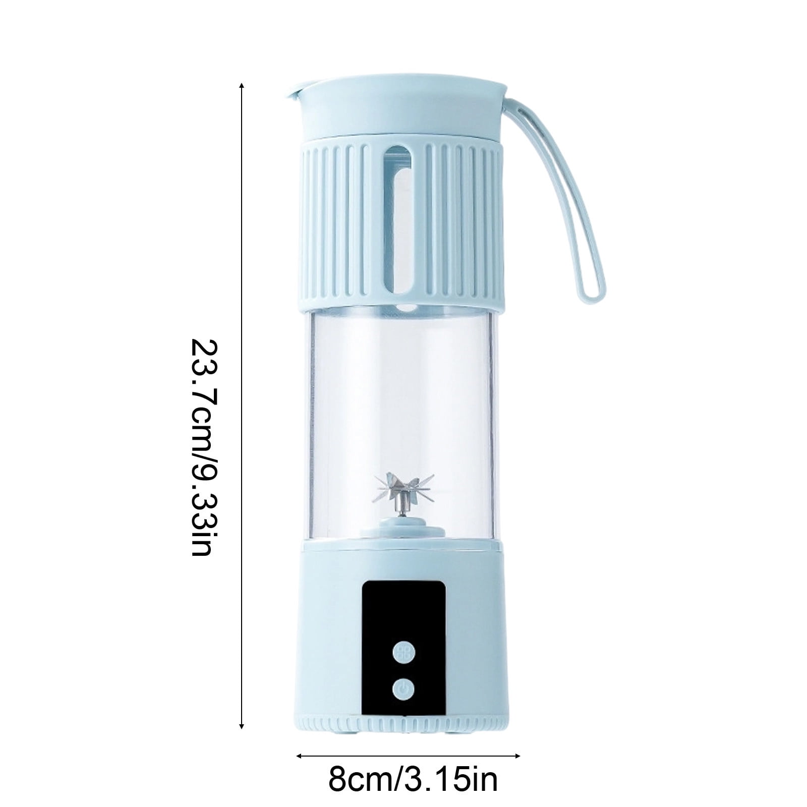 Electric Juicer Cup Portable Blender Rechargeable Mini Smoothie Maker Baby Food Grinder USB Fruit Mixer Powerful Blade, Kitchen Travel Office Gym Healthy Drink Juicing Preparation On The Go