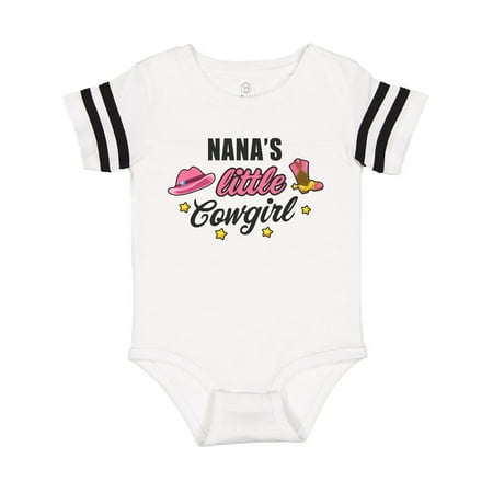 

Inktastic Nanas Little Cowgirl with Cowgirl Hat and Boots Gift Baby Girl Bodysuit