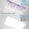 thumbnail image 4 of Purple Eucalyptus Fluorescent Light Covers, Spring Botanical Plant Aesthetic Magnetic Light Covers for Ceiling Lights, Fluorescent Ceiling Shade Filters for Classroom Bedroom Office 4x2Ft x 1PCS, 4 of 8