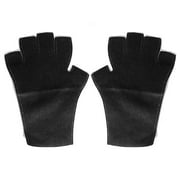 1 Pair UV Shield Glove Gel Manicures Glove Anti UV Fingerless Gloves Protect Hands From UV Light Lamp Manicure Dryer Anti Uv Gloves For Nails Anti Uv Gloves For Gel Nail Lamp For Gel Manicure