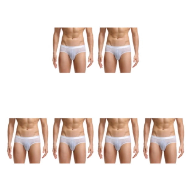Jumpingount Calzoncillos de ropa interior para hombre con sellado Flexible de cuerpo delgado de 2 piezas para un aspecto Sexy súper elástico ropa Type1 NO1