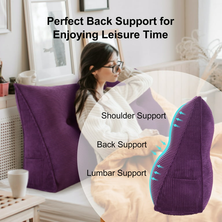  VERCART Triangular Bed Wedge Pillow Back Support