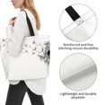 thumbnail image 3 of Fotbe Dandelion Blowing In The Wind Bolsa Tote Estética de Lona con Estampado para Mujer - Bolsa Reutilizable de Hombro Casual para Vacaciones, Compras, Trabajo y Gimnasio, 3 of 8