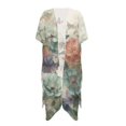 thumbnail image 2 of SCRAWLGOD Cat Floral Butterfly Print Swimsuit Cover Up for Women Long Loose Swimsuit Coverup Soft Breathable Beach Cover Up for Summer, 2 of 6