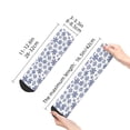 thumbnail image 4 of Naloa Dark Blue Snowflakes Ankle Socks for Women Non Slip Socks No Show Socks Classic Low Cut Casual Socks Casual Socks, 4 of 7