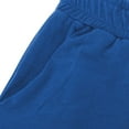 thumbnail image 7 of Comfy Cotton Elastic Waist Sweatpants Sports Gym Joggers Pants with Pockets Womens Activewear Casual Loungewear (2XL, Blue), 7 of 7