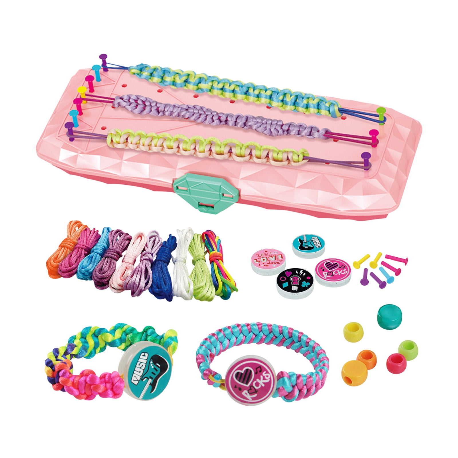 Friendship Bracelet Making Kit for Girls,DIY Arts and Crafts