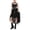 Black, variant on ATOYSOY Women's Steampunk Dress Renaissance Old English Attire Women Gothic High Low Dresses