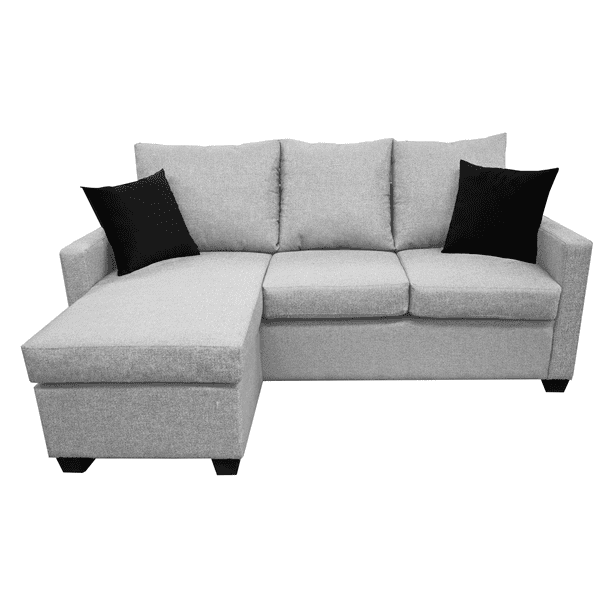 Sala Esquinera El Bazar Store Denver Gris Plata 200x140 cm