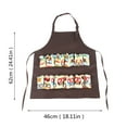 thumbnail image 2 of Kaireo Chicken Eggs Apron with Pockets Apron for Fresh Eggs Collecting Gathering Apron Rooster Chicken Themed Gifts,Include:1X Apron,Material:Cloth, 2 of 6