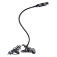 thumbnail image 4 of Lámpara de lectura de escritorio USB con 3 temperaturas de color, 10 velocidades, luz LED para tatuajes con lupa, color negro, 4 of 14