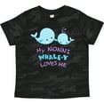 thumbnail image 3 of Inktastic My Nonni Whale-y Loves Me Boys or Girls Toddler T-Shirt, 3 of 5