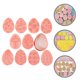 thumbnail image 1 of Nestingho 10Ud De Para Galletas Rosa Forma Huevo Plástico Reutilizables Para Repostería, 1 of 7