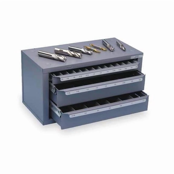 Huot End Mill Dispenser,Original,Holds 1/8-1 13350