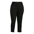 thumbnail image 5 of Terra & Sky Women's Plus Size Slim Fit Pants, 27" Inseam for Regular, 5 of 5
