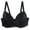 Black, variant on Lixiuxyad Sports Bra with Padding Fashion Female Lace Printed Coloured Bra Elastic Underwear