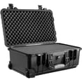 thumbnail image 4 of Eylar 22" Carry-On Travel Roller Gear, Camera, Tools, Equipment Hard Case Waterproof w/ Foam Black, 4 of 6