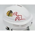 thumbnail image 2 of Chevy Chase Autographed Chicago Blackhawks White Speed Mini Helmet Beckett BAS QR #AD34233, 2 of 5