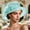 Green, variant on Ynynloco Women Hats Headband Hairpin Organza Fascinator Church Hat Floral Wide Brim Sun Hats Tea Party Wedding Hat