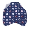 thumbnail image 2 of Hen Saddle Apron, Free Size Chicken Feather Fixer Wing Back Protector Double Layer  Sturdy  for Poultry Blue Boat Anchor, 2 of 8