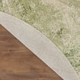 thumbnail image 5 of Nourison Astra Machine Washable 5'3" x Round Ivory Green Vintage Indoor Rug, 5 of 9