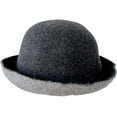 thumbnail image 6 of CoCopeaunts Wool Bucket Hat Plain Elegant Double-Sided Women Autumn Winter Warm All-Match Wear Basin Hat Lightweight Foldable, 6 of 8